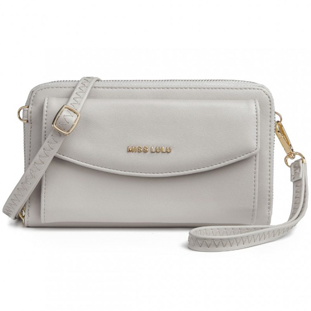 Geanta dama, de tip poseta, eleganta, piele ecologica Miss Lulu LP2121