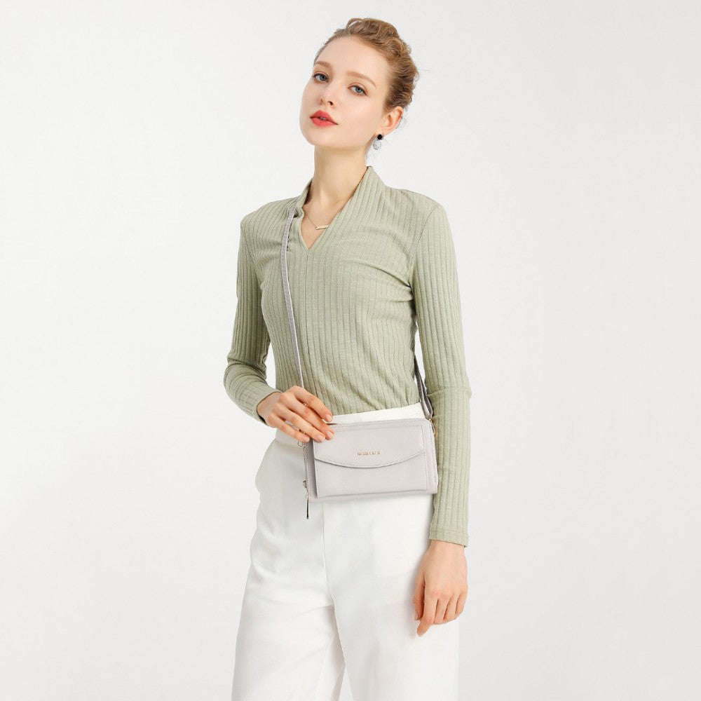 Geanta dama, de tip poseta, eleganta, piele ecologica Miss Lulu LP2121