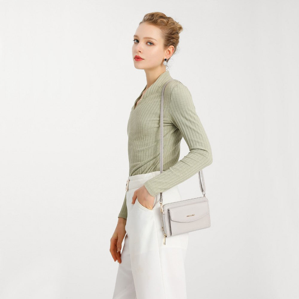 Geanta dama, de tip poseta, eleganta, piele ecologica Miss Lulu LP2121