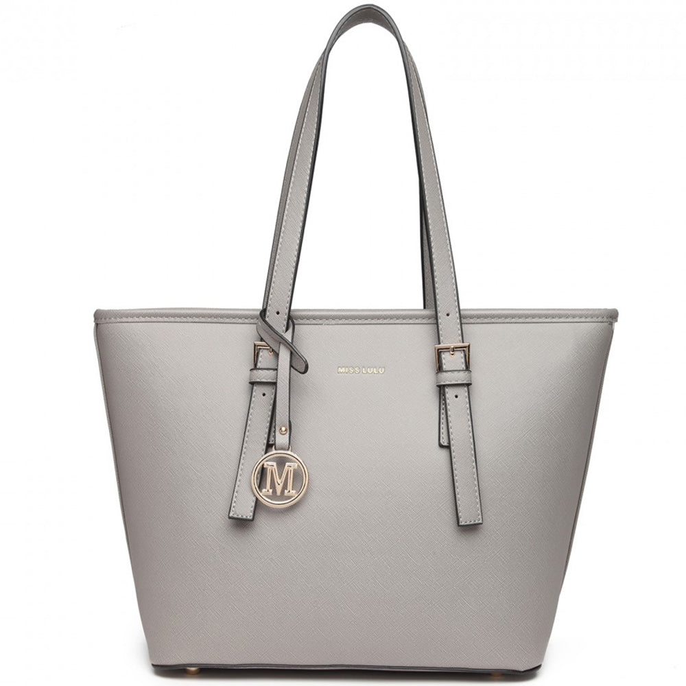 Geanta tote pentru dama, casual eleganta minimalista din piele ecologica, Miss Lulu LT2054