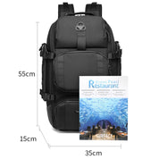 Rucsac unisex pentru calatorie, spatiu frigorific, port USB & lacat TSA, rezistent la stropi, OZUKO OZ9386