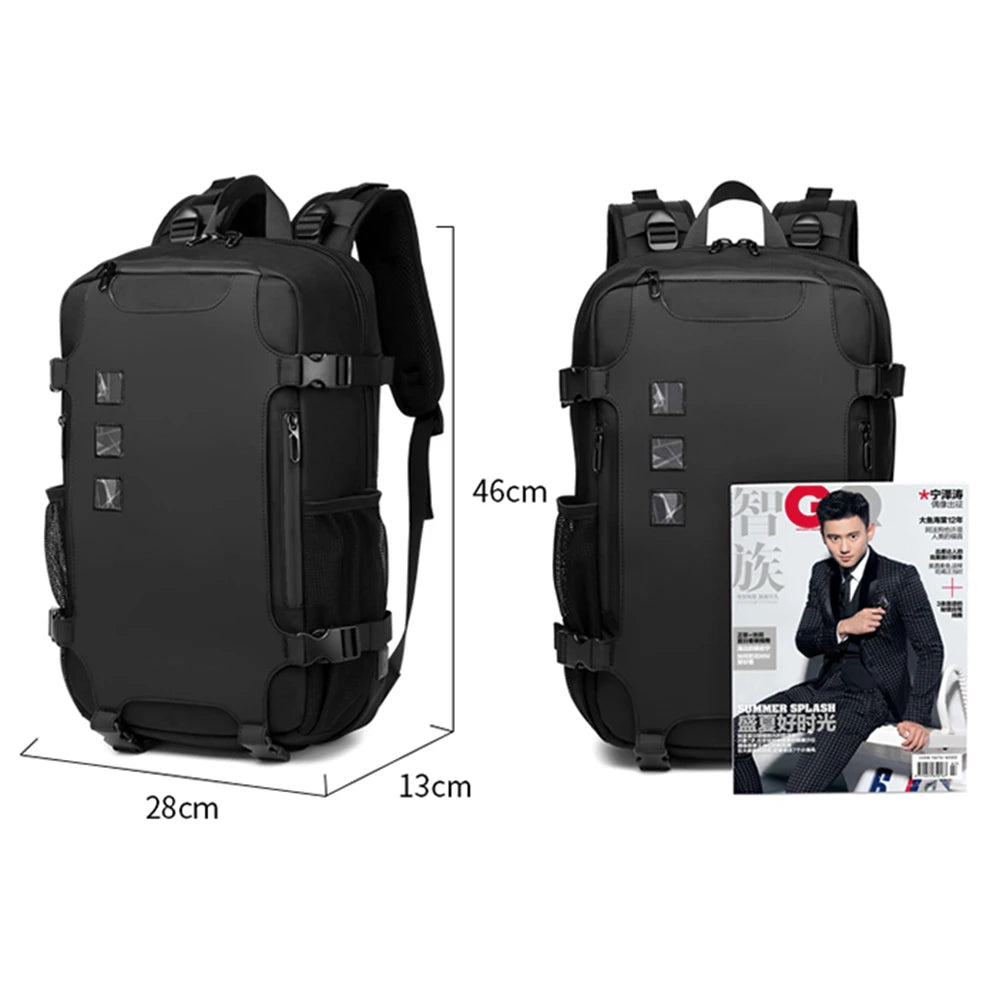 Rucsac pentru calatorie, rezistent la stropi, antifurt, port USB, OZUKO OZ9388