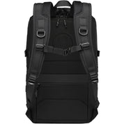 Rucsac smart business pentru barbati, compartiment laptop de 15.6 inch, hiking si calatorie, design nou, din poliester este rezistent la apa, cu fixare de valiza, OZUKO OZ9697