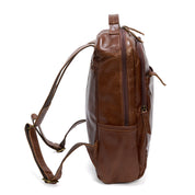 Rucsac unisex casual, rezistent la apa din piele naturala, JOLAR. P-0022