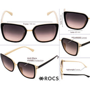 Ochelari pentru dama, Oversized, polarizati, ROCS, P338562