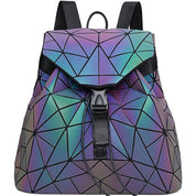 Rucsac pentru dama, geometric cu efect reflectorizant, holografic, ROCS, RC-1 Multicolor