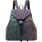 Rucsac pentru dama, geometric cu efect reflectorizant, holografic, ROCS, RC-1 Multicolor