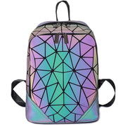 Rucsac pentru dama, Geometric, Reflectorizant Multicolor, RC-4