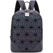 Rucsac reflectorizant pentru dama, Geometric Multicolor, RC-5