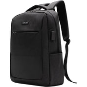 Rucsac unisex, rezistent la apa, casual, compartiment laptop de 15,6 inch cu port USB, WEPLUS WP1755