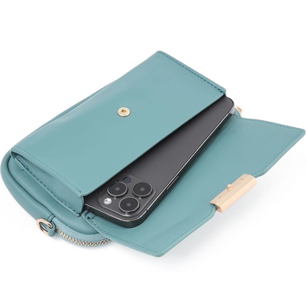 Geanta mini crossbody pentru telefon, eleganta din piele PU, PRETTYZYS X3-133