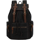 Rucsac Călătorie Canvas & Piele Naturală, Stil Retro - JOLAR