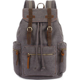 Rucsac Călătorie Canvas & Piele Naturală, Stil Retro - JOLAR