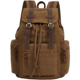 Rucsac Călătorie Canvas & Piele Naturală, Stil Retro - JOLAR