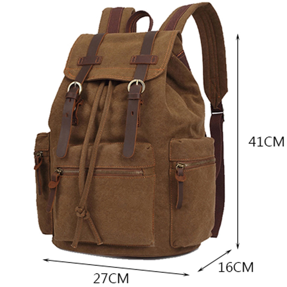 Rucsac unisex pentru calatorii, hiking, vintage retro style, rezistent la apa, JOLAR. YD-3225