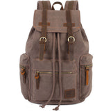 Rucsac Călătorie Canvas & Piele Naturală, Stil Retro - JOLAR