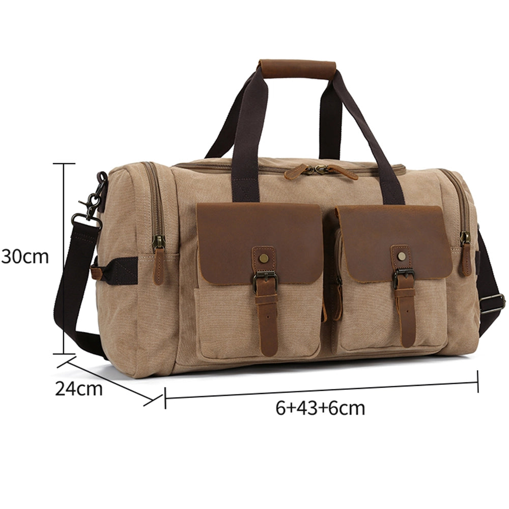 Geanta duffle pentru barbati, din canvas pentru calatorie, rezistenta la apa, JOLAR. YD-5322