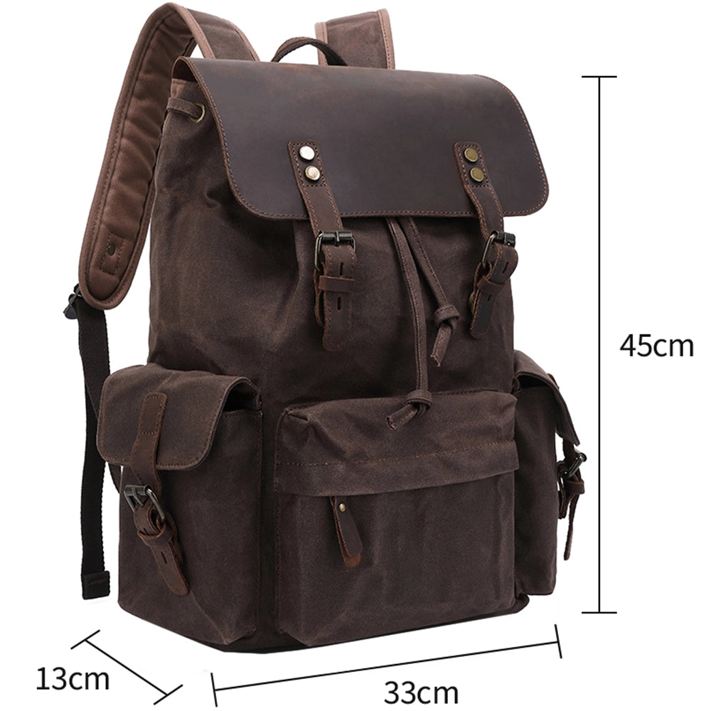 Rucsac unisex pentru calatorii, hiking, vintage retro style, rezistent la apa, JOLAR. YD-7950