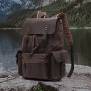 Rucsac unisex pentru calatorii, hiking, vintage retro style, rezistent la apa, JOLAR. YD-7950