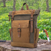 Rucsac unisex pentru calatorii, hiking, vintage retro style, rezistent la apa, JOLAR. YD-7951