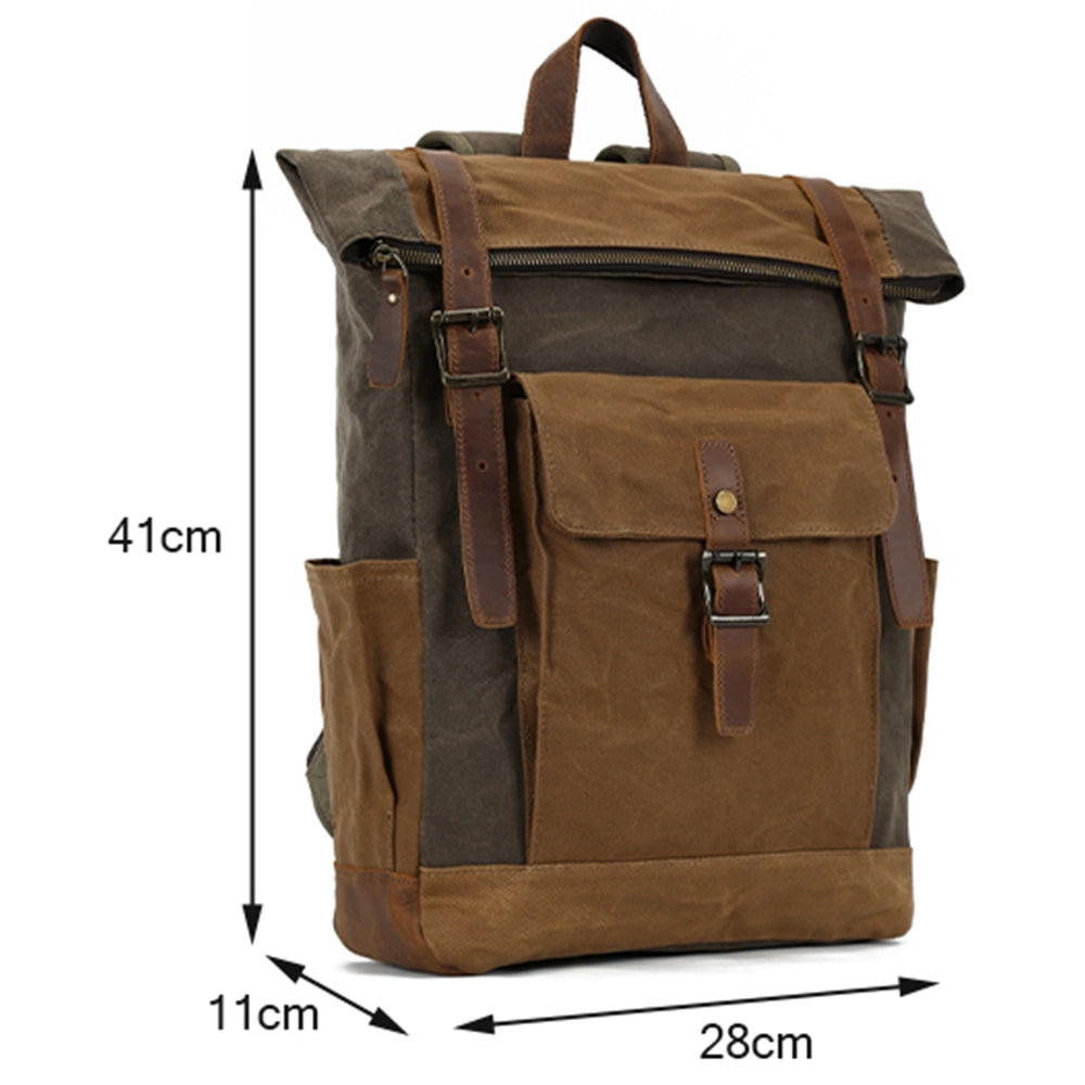 Rucsac unisex pentru calatorii, hiking, vintage retro style, rezistent la apa, JOLAR. YD-7951