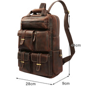 Rucsac unisex pentru laptop, vintage rezistent la apa, JOLAR. YD-8027