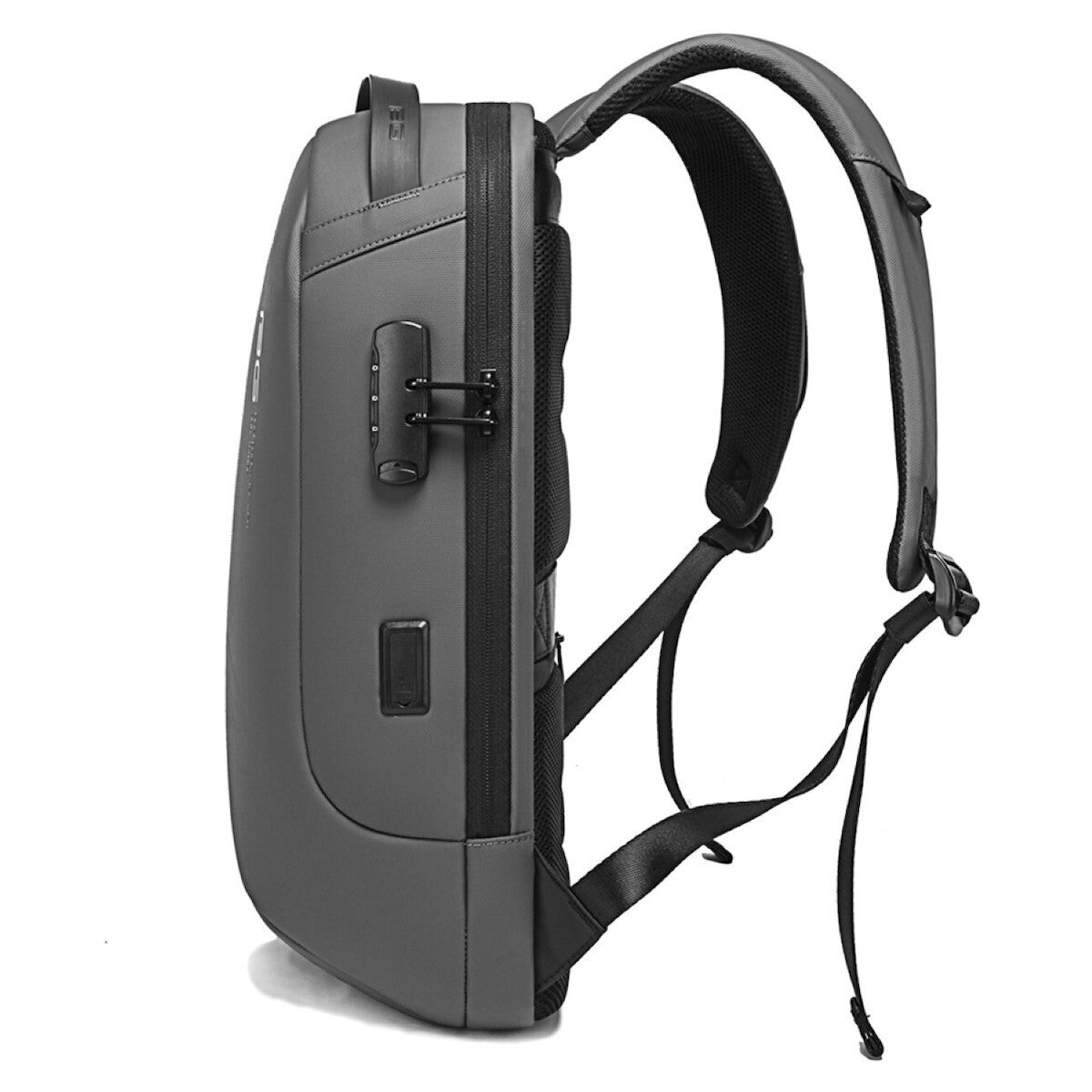 Rucsac laptop 15.6 inch, model nou din poliester rezistent la apa, cu sistem antifurt TSA si port USB, BANGE BG7225
