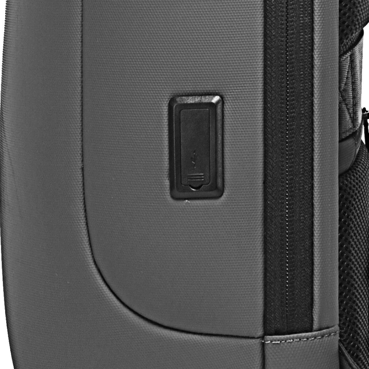 Rucsac laptop 15.6 inch, model nou din poliester rezistent la apa, cu sistem antifurt TSA si port USB, BANGE BG7225