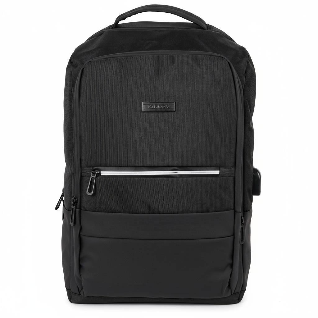 Enhanced Black ROCS RC-7 Laptop Backpack