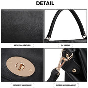 Geanta dama, de umar, stil casual leather look, Miss Lulu LD1837