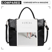 Geanta dama, de umar, stil casual leather look, Miss Lulu LD1837