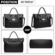 Geanta dama, de umar, stil casual leather look, Miss Lulu LD1837