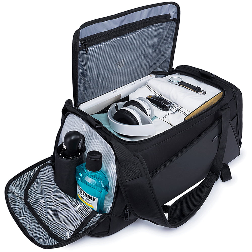 Geanta sport unisex, 2 in 1 cu barete, din poliester rezistenta la stropi, compartiment mare, bareta ajustabila, BANGE BG1917
