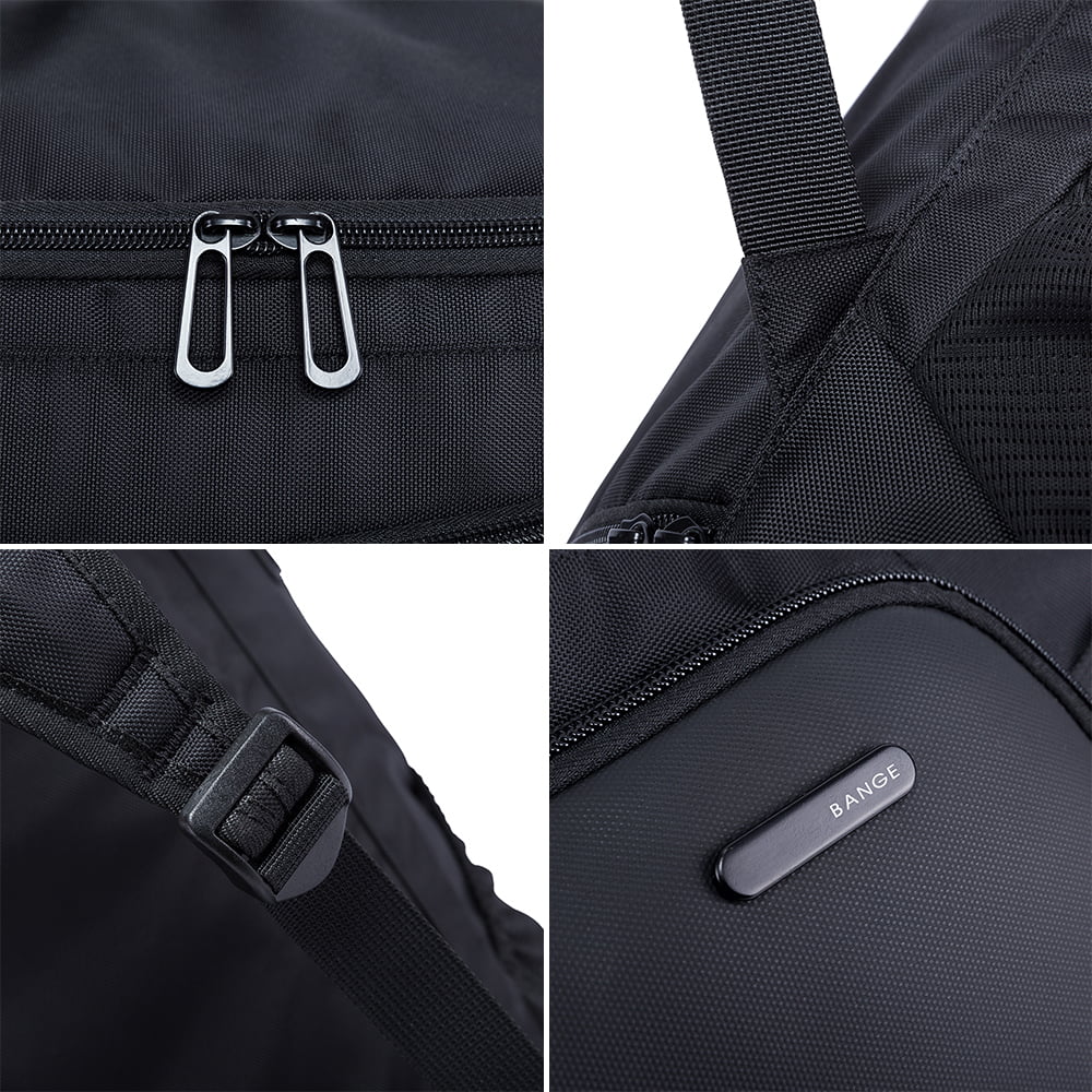 Geanta sport unisex, 2 in 1 cu barete, din poliester rezistenta la stropi, compartiment mare, bareta ajustabila, BANGE BG1917