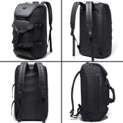 Geanta sport unisex, 2 in 1 rucsac, compartiment laptop de 15.6 inch, din poliester rezistenta la stropi, compartiment pentru incaltaminte, BANGE BG7088