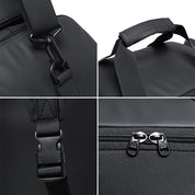 Geanta sport unisex, 2 in 1 rucsac, compartiment laptop de 15.6 inch, din poliester rezistenta la stropi, compartiment pentru incaltaminte, BANGE BG7088