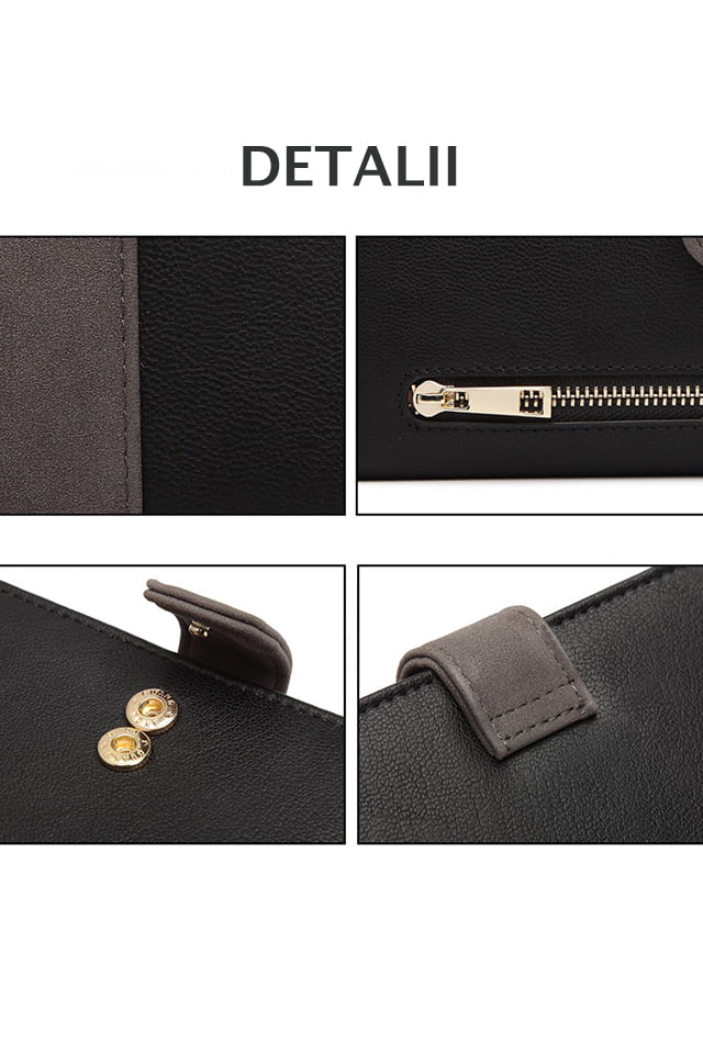 Portofel dama, elegant cu sloturi pentru carduri, Miss Lulu LN6883