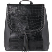 Rucsac dama, piele ecologica, impletitura, ROCS YF-525