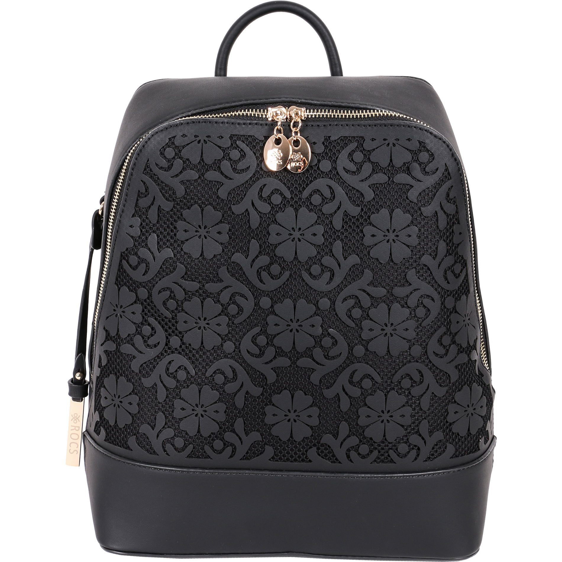 Rucsac dama, din piele ecologica, rezistent la stropi, elegant, ROCS A8867-2
