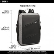 Rucsac laptop, geanta Kono cu USB pentru Laptop Business Casual E6870