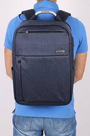 Rucsac laptop, unisex, cu port USB rezistent la stropi de apa, WEPLUS WP8199