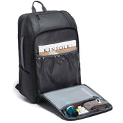 Rucsac laptop 15,6 inch si tableta, port USB, din poliester rezistent la stropi de apa, buzunar antifurt, potrivit pentru calatorii, unisex, BANGE, BG22005