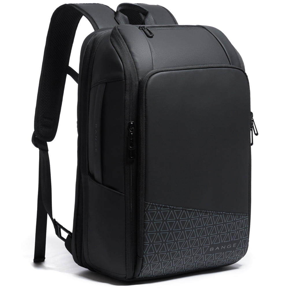 Rucsac laptop 15,6 inch si tableta, port USB, din poliester rezistent la stropi de apa, buzunar antifurt, potrivit pentru calatorii, unisex, BANGE, BG22005