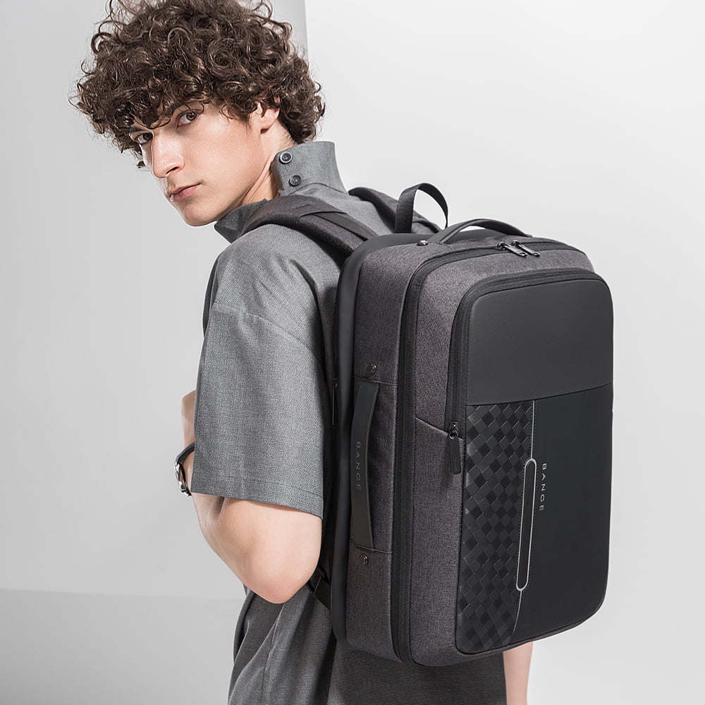 Rucsac Unisex de birou, compartiment laptop, rezistent la stropi, Antifurt, BANGE K85