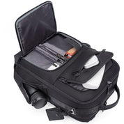 Rucsac calatorii, din microfibra, fixare de valiza, cu compartiment pentru laptop de 15.6 inch, BANGE BG-G61