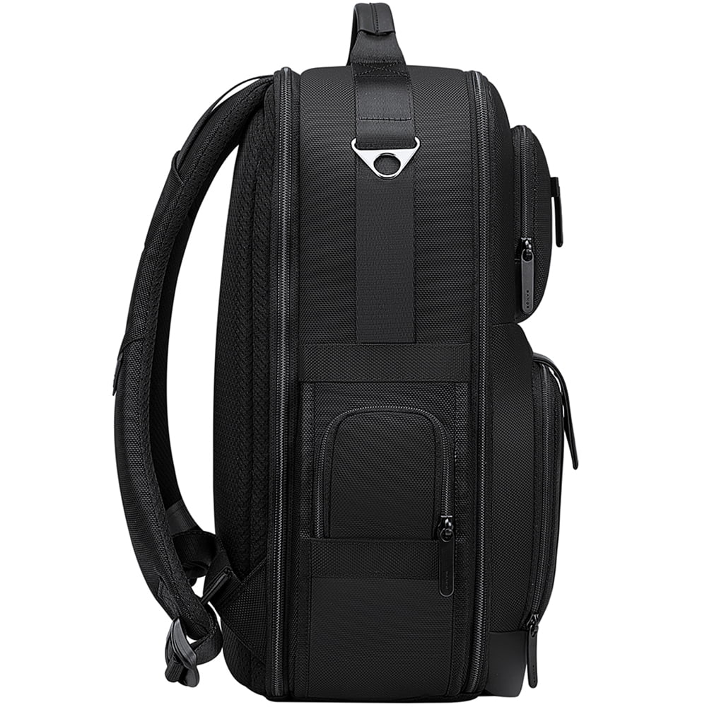 Rucsac calatorii, din microfibra, fixare de valiza, cu compartiment pentru laptop de 15.6 inch, BANGE BG-G61