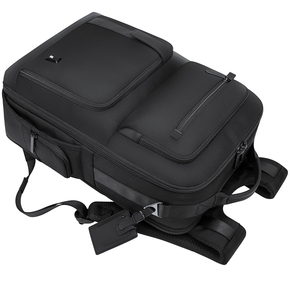 Rucsac calatorii, din microfibra, fixare de valiza, cu compartiment pentru laptop de 15.6 inch, BANGE BG-G61