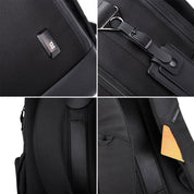Rucsac calatorii, din microfibra, fixare de valiza, cu compartiment pentru laptop de 15.6 inch, BANGE BG-G61