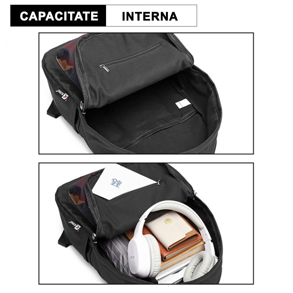 Ruscac dama, stil casual, din nylon, cu imprimeu camuflaj  E1977